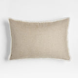 Malmo Shearling 22x15 Ivory Throw Pillow.