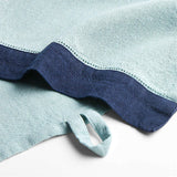 Marin Quiet Blue Linen Blend Kitchen Towel.