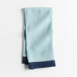 Marin Quiet Blue Linen Blend Kitchen Towel.