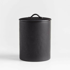 Marin Large Matte Black Canister.