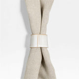 Marin Recycled Natural Stoneware Napkin Ring.