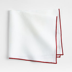 Marin Linen Napkin with Trim