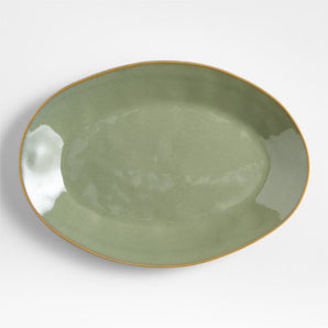 Marin Oval Stoneware Platter