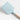 Marin Quiet Blue Silicone and Wood Slotted Turner.