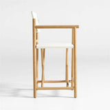 Mast Leather Director's Counter Stool by Leanne Ford.