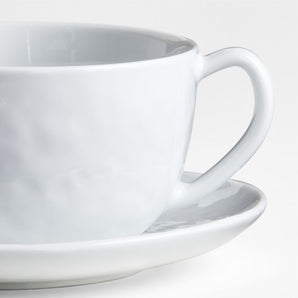 Mercer White Capucino Cup/Saucer.