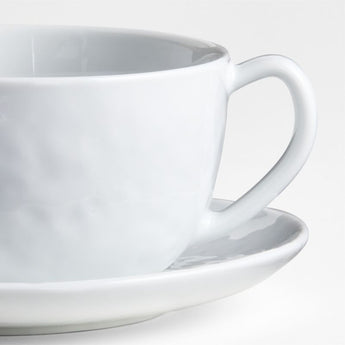 Mercer White Capucino Cup/Saucer.