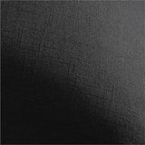 Black and White 23" Merrow Stitch Organic Cotton Pillow with Feather Insert.