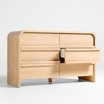 Mira Wide Dresser Nat Oak.