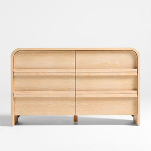 Mira Wide Dresser Nat Oak.