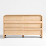 Mira Wide Dresser Nat Oak.