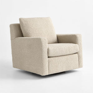 Baby Murray Sherpa Nursery Swivel Glider Chair