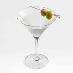 Nara Stainless Steel Cocktail Picks, Set of 6.