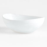 ENaya Resin Serving Bowl White.