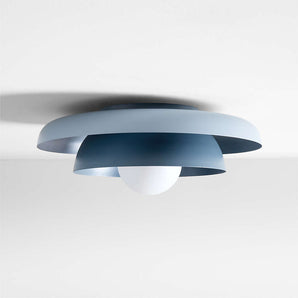 Kids Nello Metal Saucer Flush Mount Ceiling Light