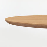 "Nero 36"" Round Wood Dining Table".