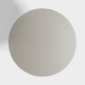 Nero 48" Concrete Dining Table with White Base.