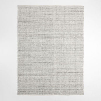 Niseko Performance Handwoven Silver Grey Rug Swatch 12"x18".