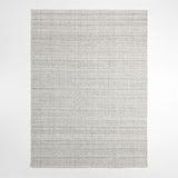 Niseko Performance Handwoven Silver Grey Rug Swatch 12"x18".
