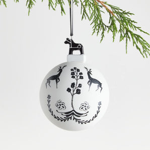 Nordic Reindeer Ball Christmas Tree Ornament