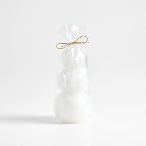 Novelty Wax Snowman Large.