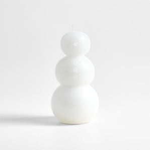 Snowman Candle