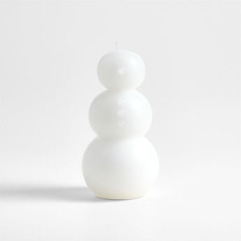Novelty Wax Snowman Large.