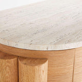 Oasis Oval Wood End Table.