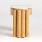 Oasis Oval Wood End Table.