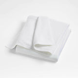 Bright White Antimicrobial Organic Cotton Bath Sheet.