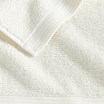 Ivory Antimicrobial Organic Cotton Washcloth.