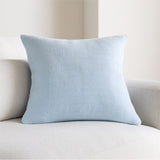 Organic Cotton Basketweave 20" Pale Blue.