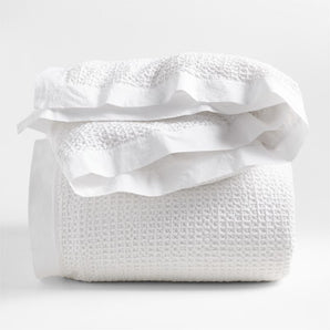Organic Cotton Waffle Duvet Cover