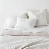 Cozysoft Organic Jersey Oatmeal Brown King Duvet Cover.