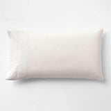 Cozysoft Organic Jersey Oatmeal Brown King Pillow Sham.