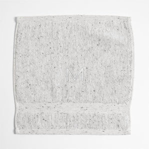 Organic Turkish Cotton Grey Fleck Wash C.