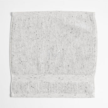Organic Turkish Cotton Grey Fleck Wash C.
