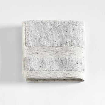 Organic Turkish Cotton Grey Fleck Wash C.