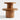 Oro Natural Walnut Wood Tiered Side Table.