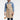 Oslo Cross-Back Natural Beige Apron with Pocket.