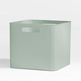 Lrg Outline Bin Lid Sage.