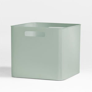 Lrg Outline Bin Lid Sage.