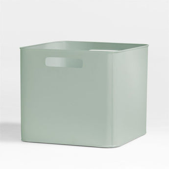 Lrg Outline Bin Lid Sage.
