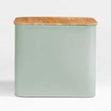 Lrg Outline Bin Lid Sage.