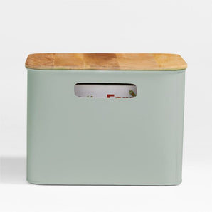 Kids Outline Floor Storage Bin with Wood Lid