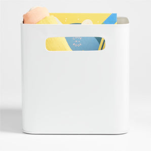 Kids Outline Metal Storage Bin with Handles