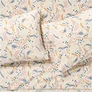 Kids Owl Organic Cotton Percale Sheet Set