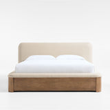 Palermo Upholstered Wood King Storage Be.