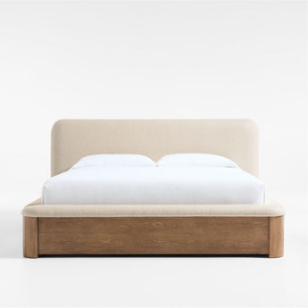 Palermo Upholstered Wood King Storage Be.