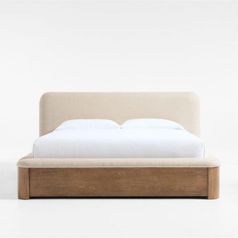 Palermo Upholstered Wood Queen Storage B.